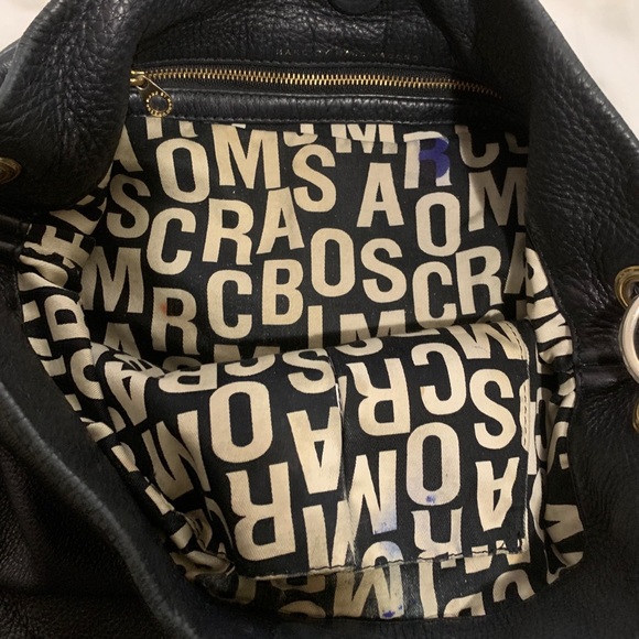 Marc by Marc Jacobs Lrg Blk Hobo Bag - Picture 5 of 7